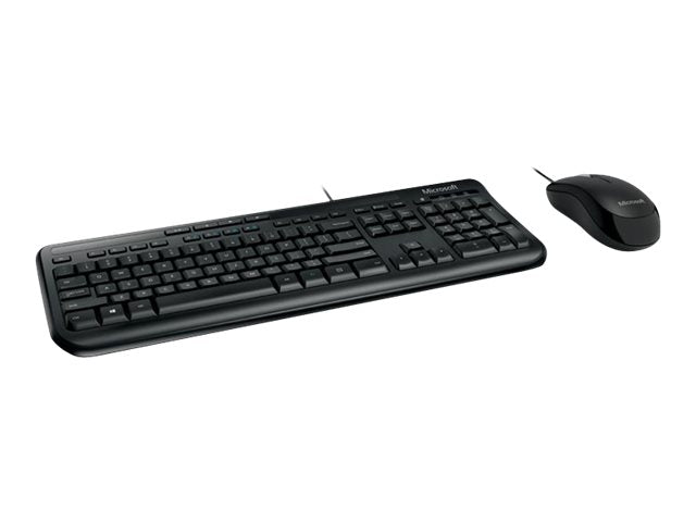 Microsoft Wired Desktop 600 - Juego de teclado y ratón - USB - Reino Unido - Negro