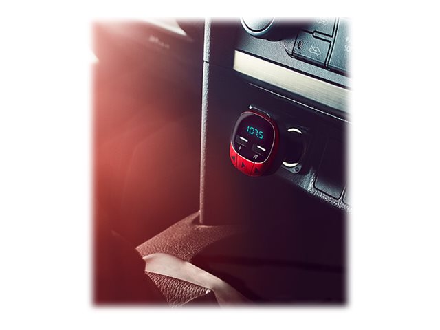 Car Transmitter FM Red