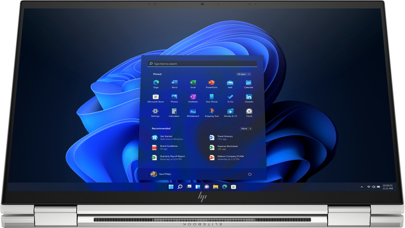 HP EliteBook x360 1030 G8 Notebook - Design invertido - Intel Core i7 1165G7 / 2.8 GHz - Win 10 Pro 64-bit (inclui Licença Windows 11 Pro) - Iris Xe Graphics - 16 GB RAM - 512 GB SSD NVMe, Value - 13.3" AMOLED ecrã de toque 3840 x 2160 (Ultra HD 4K)