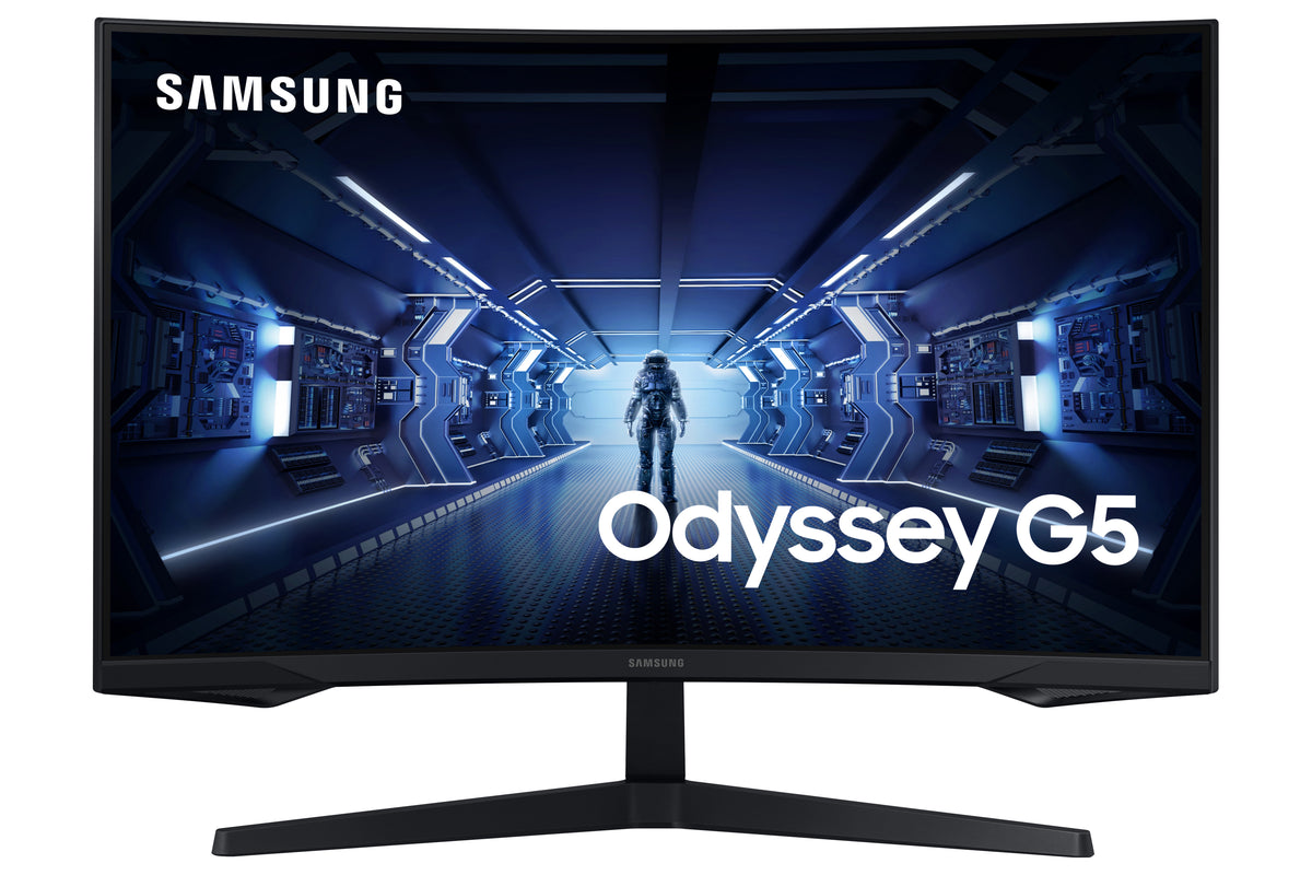 Samsung Odyssey G5 C32G55TQWR - Serie G55T - Monitor LED - curvo - 32" - 2560 x 1440 WQHD @ 144 Hz - VA - 250 cd/m² - 2500:1 - HDR10 - 1ms - HDMI, DisplayPort - negro