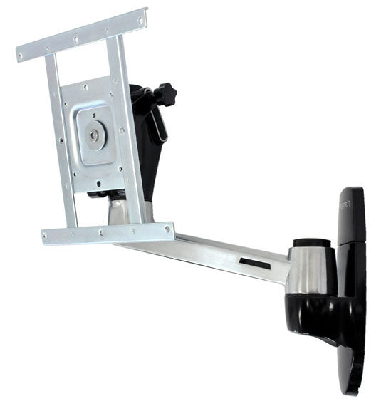 Ergotron LX HD Wall Mount Swing Arm - Kit de montagem (suporte oscilante) - para TV - alumínio - tamanho de tela: up to 49" - montável em parede