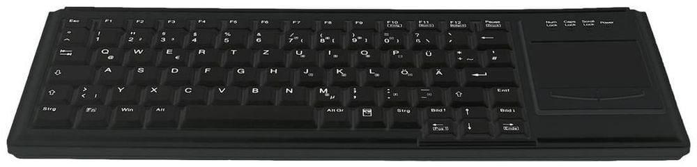 Keyboard touchpad USB Black EN