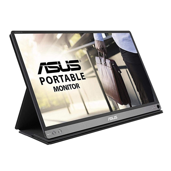 ASUS MONITOR 15.6 MB16AP PORTABLE FHD IPS USB 60Hz SILVER+ BLACK