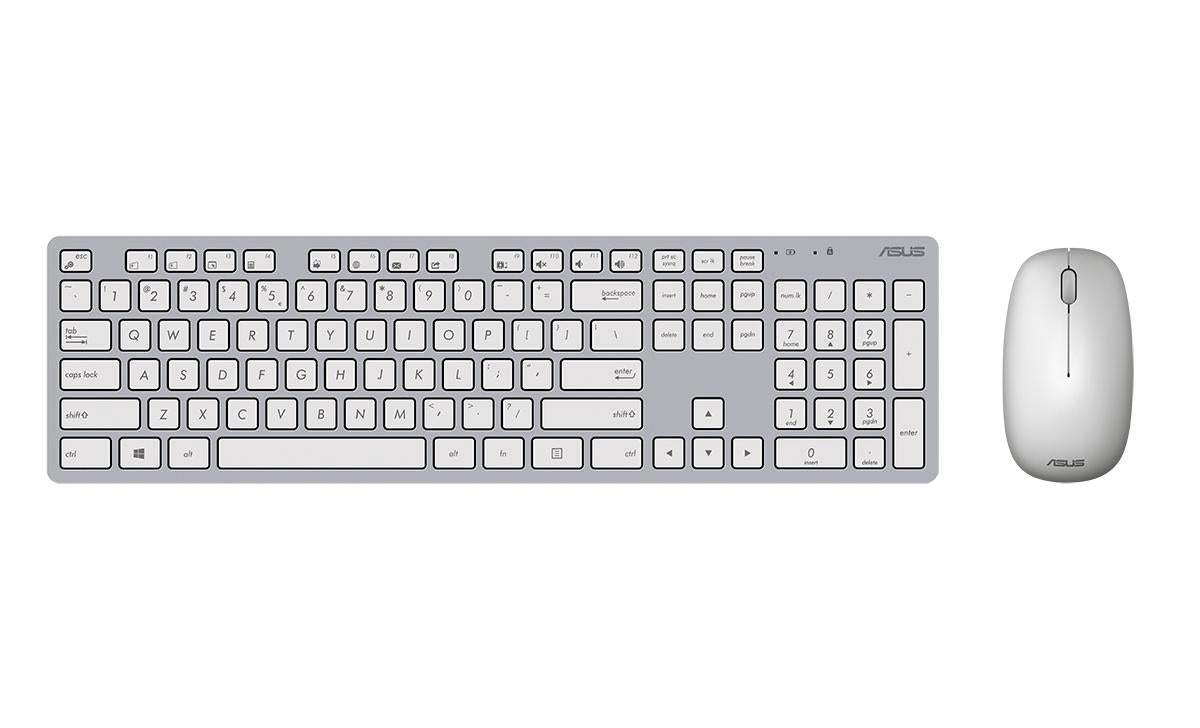 Teclado + Ratón USB Inalámbrico Asus W5000 Blanco -W5000