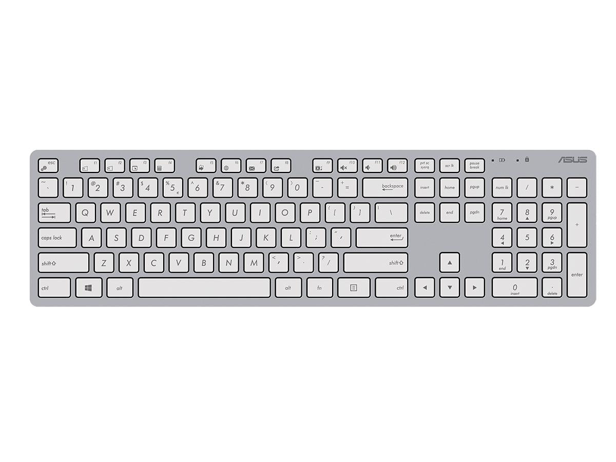 Teclado + Ratón USB Inalámbrico Asus W5000 Blanco -W5000