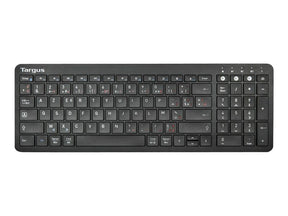 Targus - Keyboard - antimicrobial - wireless - Bluetooth 5.1 - AZERTY - French - black - B2B (AKB863FR)