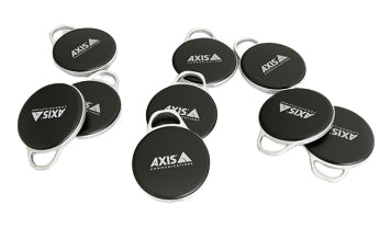 AXIS TA4702 - RF proximity key fobs - black (pack of 50) - for Axis A4010-E Reader, A4011-E Reader, A8207-VE MkII Network Video Door Station