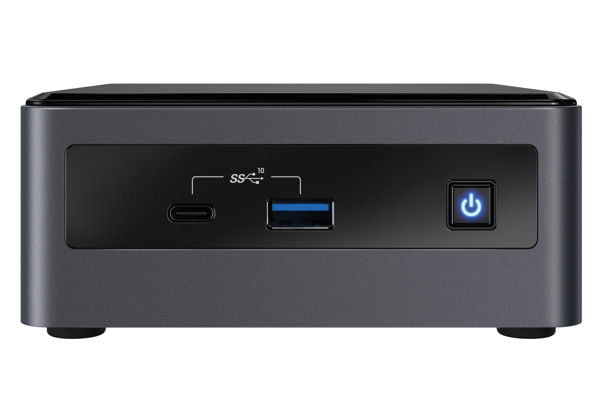 Intel Next Unit of Computing 10 Performance kit - NUC10i3FNHN - Barebone - mini PC - 1 x Core i3 10110U / 2.1 GHz - RAM 0 GB - UHD Graphics - GigE - WLAN: Bluetooth 5.0, 802.11a/b/g/n/ac/ ax