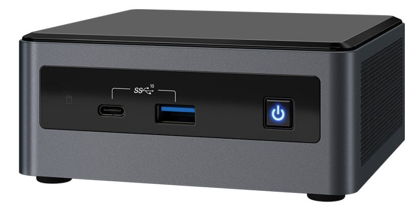 Intel Next Unit of Computing 10 Performance kit - NUC10i5FNKN - Barebone - mini PC - 1 x Core i5 10210U / 1.6 GHz - RAM 0 GB - UHD Graphics - GigE - WLAN: Bluetooth 5.0, 802.11a/b/g/n/ac/ax