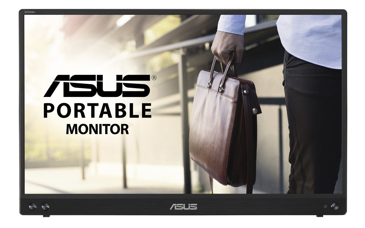 ASUS ZenScreen MB16ACV - Monitor LED - 15.6" - portátil - 1920 x 1080 Full HD (1080p) @ 60 Hz - IPS - 250 cd/m² - 800:1 - 5 ms - USB-C