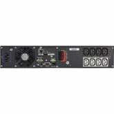 Eaton 9PX Lithium-ion - Netpack - UPS (rack mountable / external) - AC 200/208/220/230/240 V - 1500 Watt - 1500 VA - 1 phase - RS-232, USB, Ethernet 10/100/1000 - output connectors: 8 - 2U - 19" - black, silver