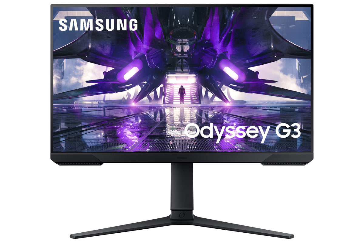 Samsung Odyssey G3 S24AG300NU - Monitor LED - 24" - 1920 x 1080 Full HD (1080p) @ 144 Hz - VA - 250 cd/m² - 3000:1 - 1ms - HDMI, DisplayPort - negro