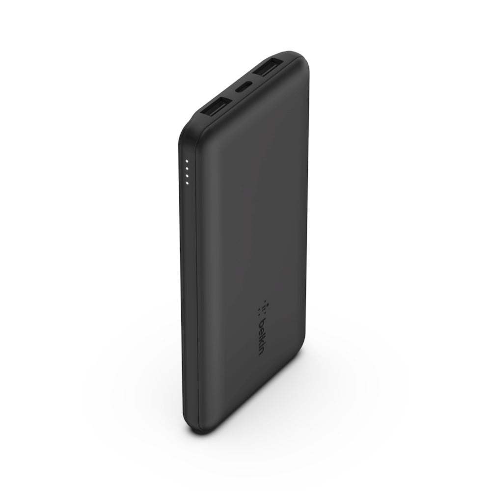 Belkin BOOST CHARGE - Carregador portátil - 10000 mAh - 15 Watt - 3 conectores de saída (2 x USB, USB-C) - preto