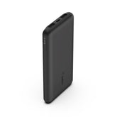 Belkin BOOST CHARGE - Portable Charger - 10000 mAh - 15 Watt - 3 Output Connectors (2 x USB, USB-C) - Black