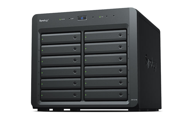 Synology DX1215II - Hard Drive Array - 12 bays (SATA-600) - InfiniBand (external)
