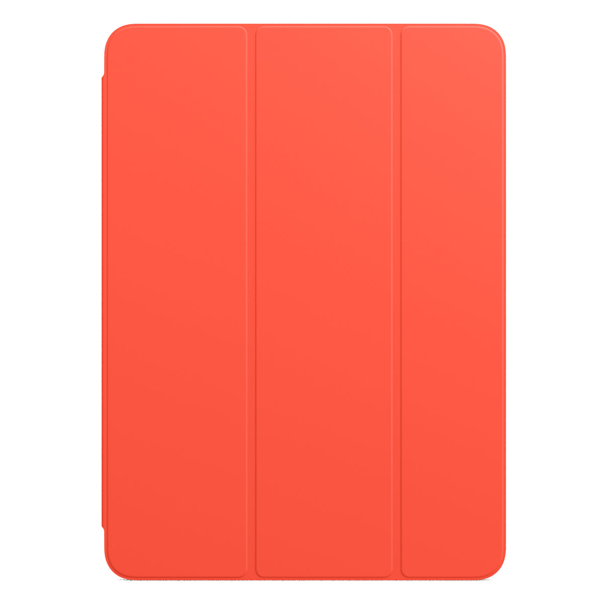 Apple Smart - Tablet Flip Cover - Polyurethane - Electric Orange - 11" - for 11-inch iPad Pro (1st Gen, 2nd Gen, 3rd Gen)