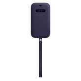 APPLE CAPA IPHONE 12/12 PRO 6.1 LEATHER SLEEVE WITH MAGSAFE - DEEP VIOLET