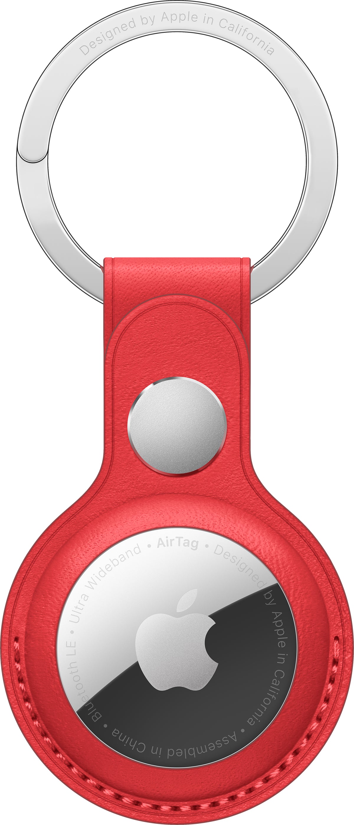 Apple - (PRODUCT) RED - Anti-lost Bluetooth Tag Key Ring - Red - for AirTag