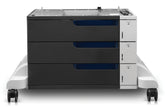 HP - Base de impressora com alimentador de mídia - 1500 folhas In 3 Bandeja(s) - para Color LaserJet Enterprise CP5525, M750, MFP M775, LaserJet Managed MFP M775