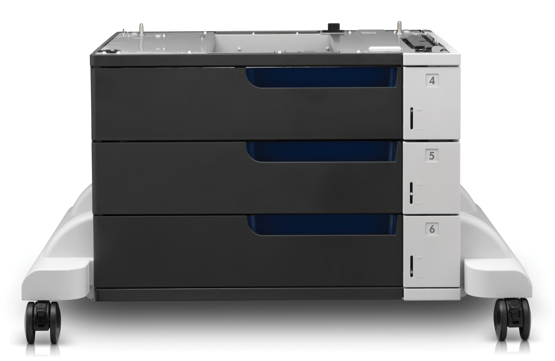 HP - Base de impresora con alimentador de medios - 1500 hojas en 3 bandejas - para Color LaserJet Enterprise CP5525, M750, MFP M775, LaserJet Managed MFP M775