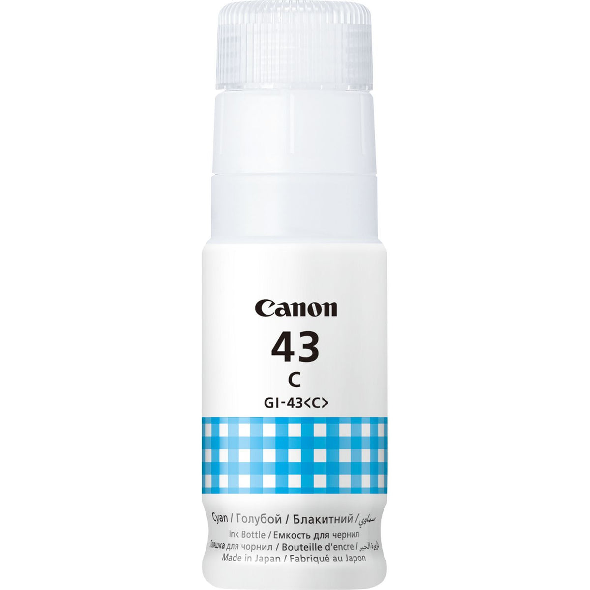 Canon GI 43 C - Cyan blue - original - ink refill - for PIXMA G540, G640