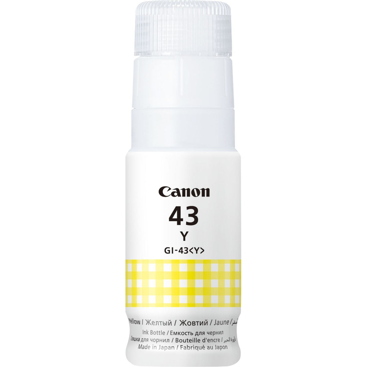 Canon GI 43 Y - Amarelo - original - recarga de tinta - para PIXMA G540, G640