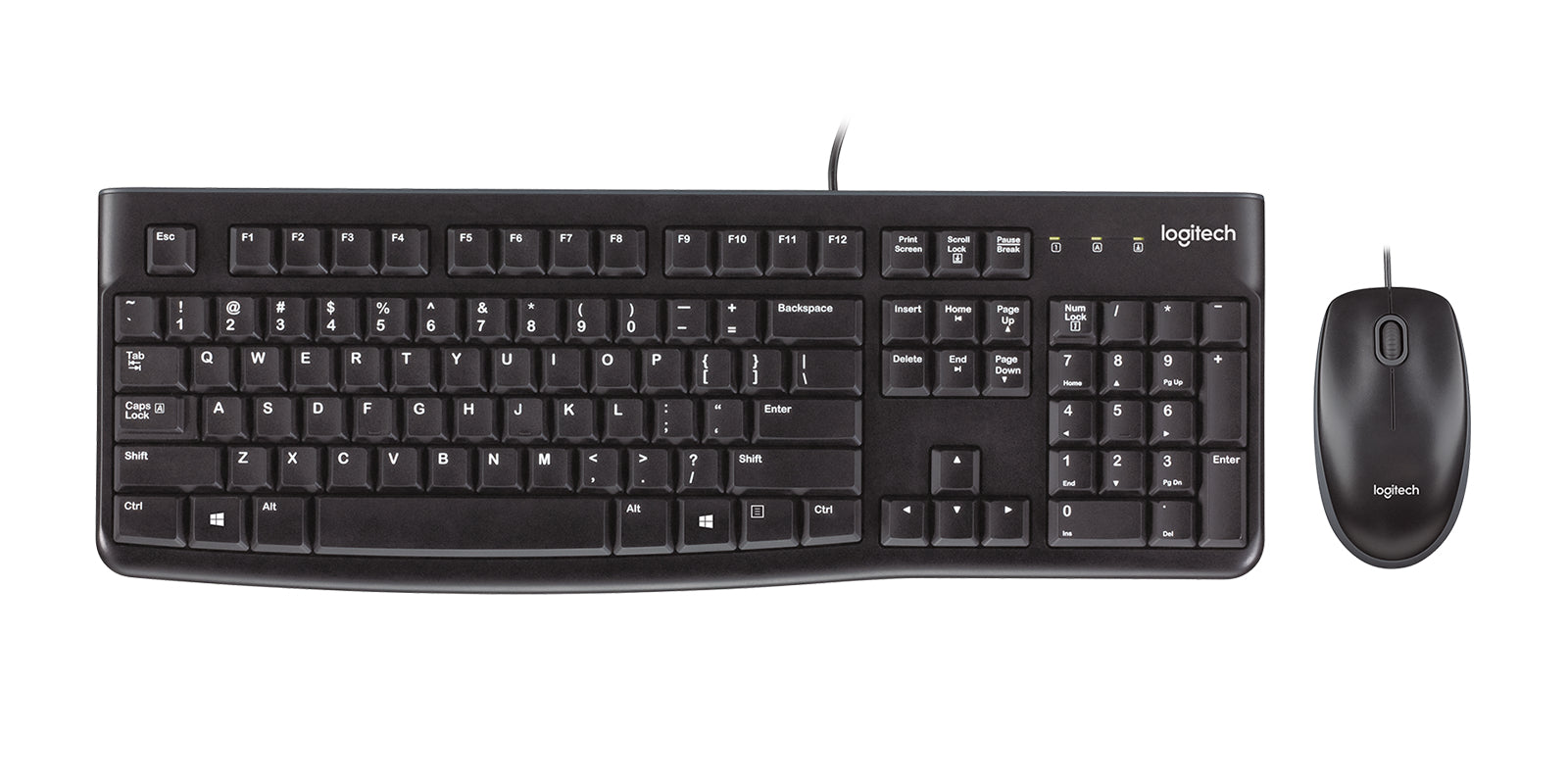 Logitech MK120 - Conjunto de teclado e rato - USB - QWERTZ - Alemão