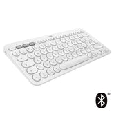 Logitech K380 Multi-Device Bluetooth Keyboard - Keyboard - Wireless - Bluetooth 3.0 - QWERTY - American International Standard - Off-White