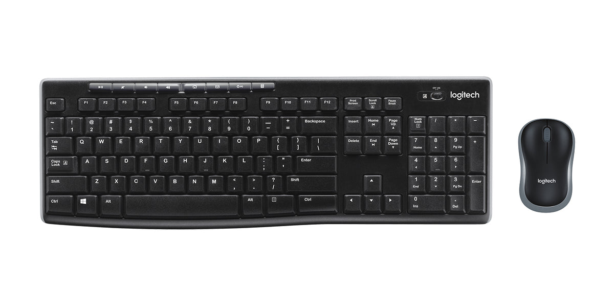 Combo inalámbrico Logitech MK270 - Combo de teclado y mouse - Inalámbrico - 2.4GHz - Francés - Académico