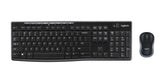 Logitech MK270 Wireless Combo - Conjunto de teclado e rato - sem fios - 2.4 GHz - Francês - académico