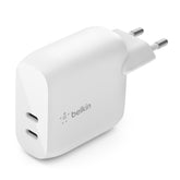 Belkin BOOST CHARGE - Adaptador de alimentação - 40 Watt - Fast Charge, PD 3.0 - 2 conectores de saída (2 x USB-C)