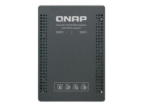 QNAP QDA-A2MAR - Invólucro interno RAID - 2,5" para 2 x M.2 - RAID (expansão de disco rígido) 0, 1, JBOD - SATA 6Gb/s (QDA-A2MAR)