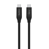 Belkin CONNECT - USB Cable - USB-C(M) to USB-C(M) - USB 2.0 / USB 3.2 / USB4 / Thunderbolt 3 - 80 cm - USB Power Delivery (100W)