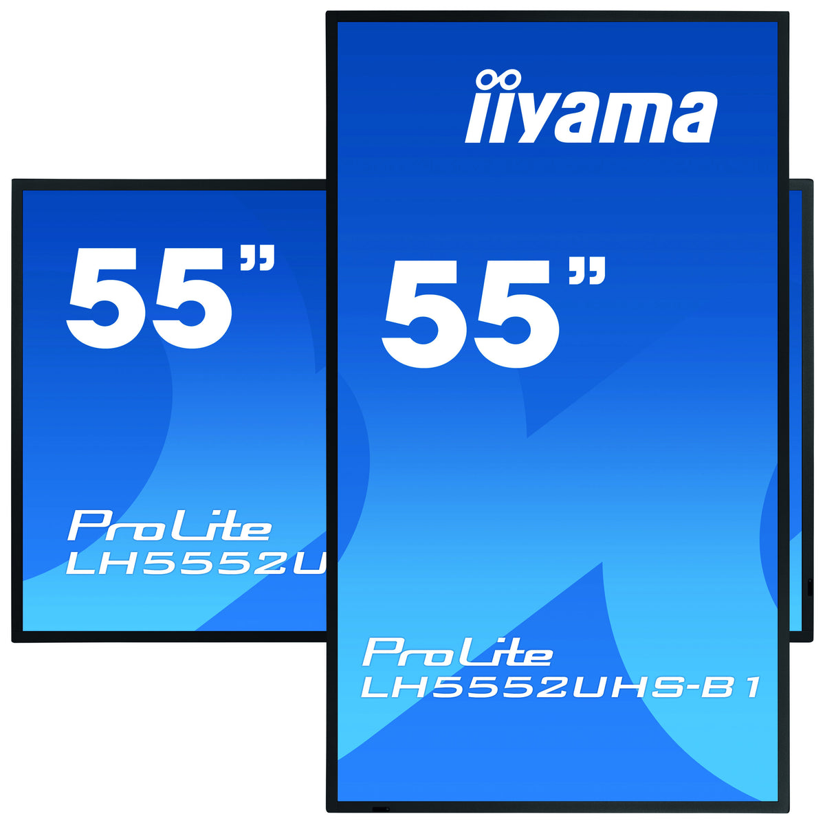 iiyama ProLite LH5552UHS-B1 - 55" Classe Diagonal (54.6" visível) ecrã LCD com luz de fundo LED - sinalização digital - Android - 4K UHD (2160p) 3840 x 2160 - preto opaco