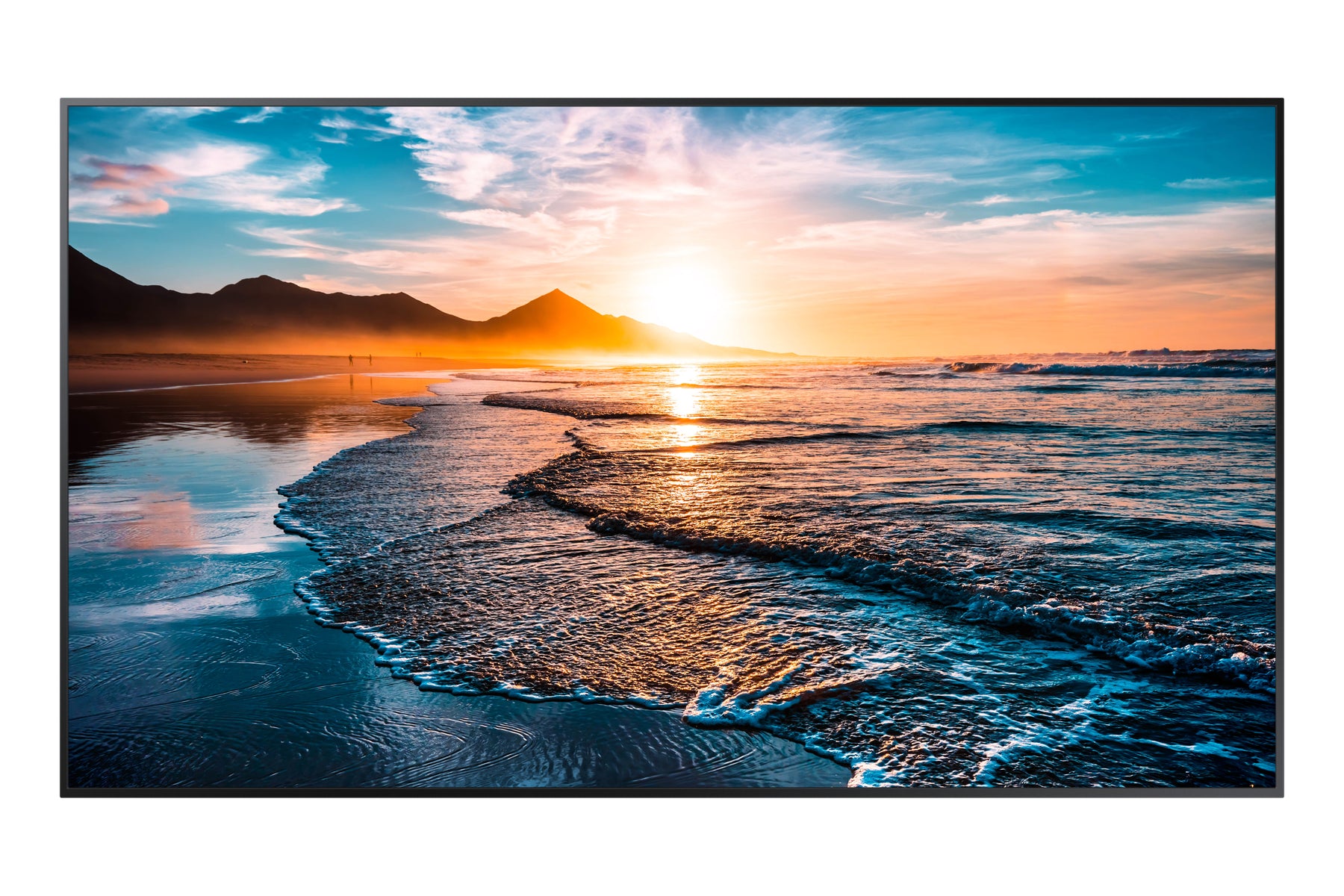 Samsung QH75R - Pantalla LCD serie QHR de clase diagonal de 75" con retroiluminación LED - Señalización digital - Tizen OS 4.0 - 4K UHD (2160p) 3840 x 2160 - HDR - Retroiluminación New Edge - Negro