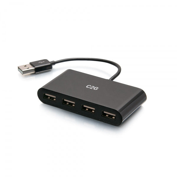 C2G 4-Port USB-A Hub - Hub - 4 x USB 2.0 - desktop