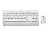 Logitech Signature MK650 Combo for Business - Conjunto de teclado e rato - sem fios - Bluetooth LE - QWERTY - Russo - branco sujo