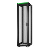 APC EASY EASY RACK 600MM/48U/1000MM COM TETO RODAS PÉS E 4 SUPORTES PRETO