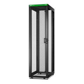 APC EASY EASY RACK 600MM/48U/1000MM COM TETO RODAS PÉS E 4 SUPORTES PRETO