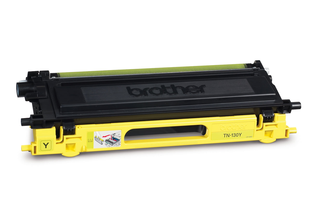 Brother TN130Y - Amarillo - original - cartucho de tóner - para Brother DCP-9040, 9042, 9045, HL-4040, 4050, 4070, MFC-9440, 9450, 9840