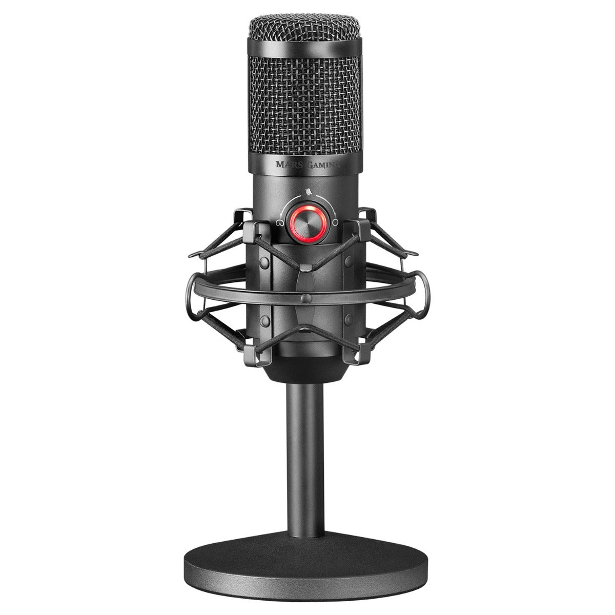 MICROPHONE MARS GAMING MMICX PRO STUDIO, DUAL CONDENSER, 96KHZ, ANTIV, USB, BLACK (MMICX)