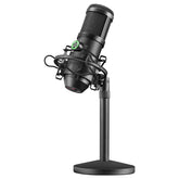 MICROPHONE MARS GAMING MMICX PRO STUDIO, DUAL CONDENSER, 96KHZ, ANTIV, USB, BLACK (MMICX)