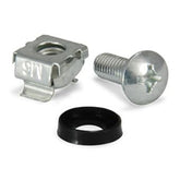 EQUIP FIXING KIT M6 SCREWS + WASHER + CAGE NUT (PACK. 50 UNITS)