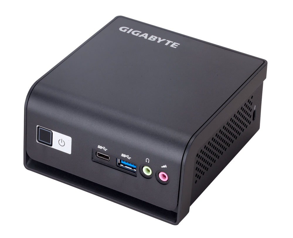 Gigabyte BRIX GB-BMCE-4500C (rev. 1.0) - Barebone - ultra compact mini PC - 1 x Celeron N4500 / 1.1 GHz - RAM 0 GB - UHD Graphics 605 - GigE - WLAN: 802.11a/b/g/n/ac , Bluetooth 4.2