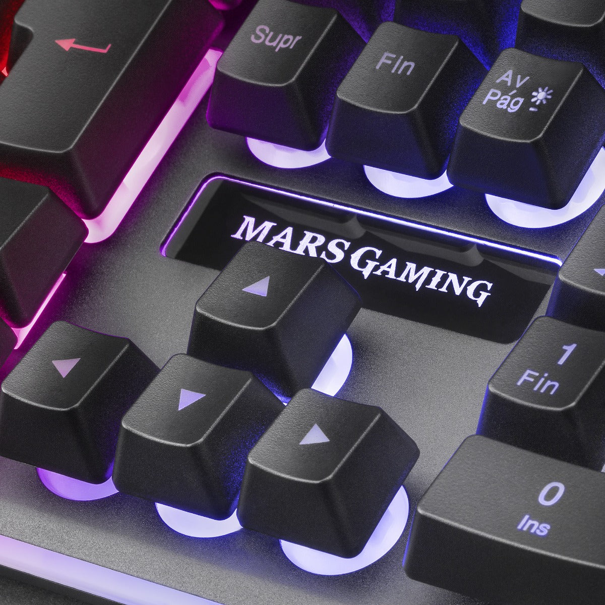 Teclado MARS GAMING MCPX GAMING 3IN1 RGB, KEYBOARD, MOUSE, XL MOUSEPAD, BLACK, PORTUGUESE (MCPXBPT)