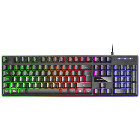 Teclado MARS GAMING MCPX GAMING 3IN1 RGB, KEYBOARD, MOUSE, XL MOUSEPAD, BLACK, PORTUGUESE (MCPXBPT)