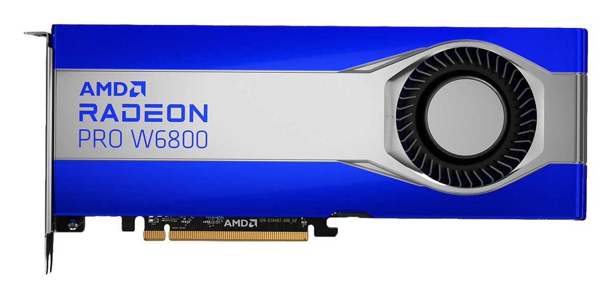 AMD Radeon Pro W6800 - Graphics Card - Radeon Pro W6800 - 32 GB GDDR6 - PCIe 4.0 x16 - 6 x Mini DisplayPort