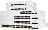 Cisco Business 220 Series CBS220-8FP-E-2G - Switch - inteligente - 8 x 10/100/1000 (PoE+) + 2 x Gigabit SFP (enlace ascendente) - montaje en riel - PoE+ (130W)