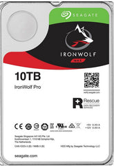 Seagate IronWolf Pro ST10000NE000 - Hard disk - 10 TB - internal - 3.5" - SATA 6Gb/s - 7200 rpm - buffer: 256 MB - with Seagate Rescue Data Recovery