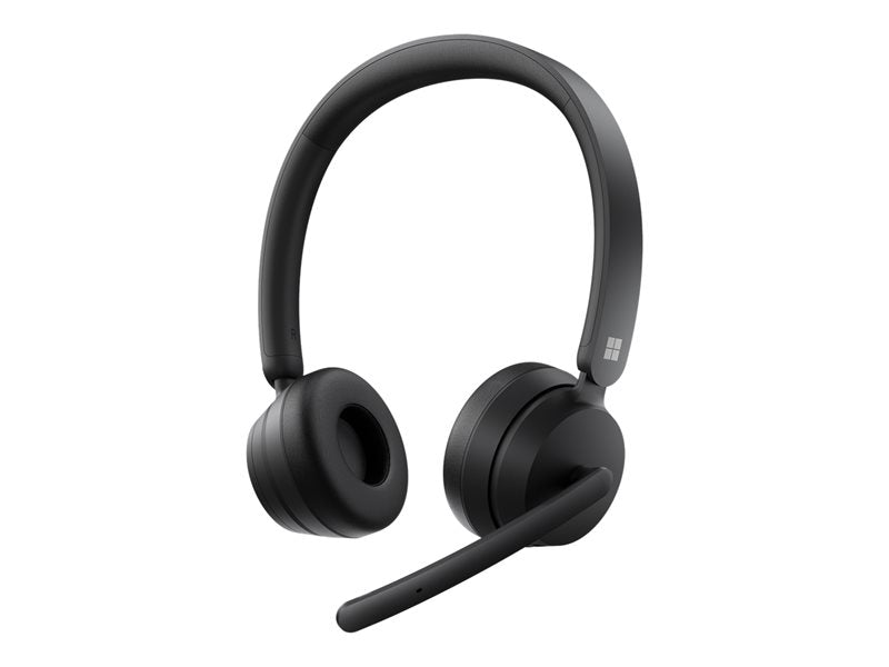 Microsoft Modern Wireless Headset - Auscultadores - no ouvido - bluetooth - sem fios - preto - Certificado para Microsoft Teams